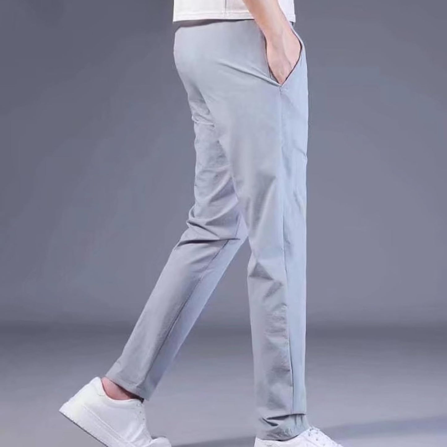 Serrachi Men Trouser Pants Elastic