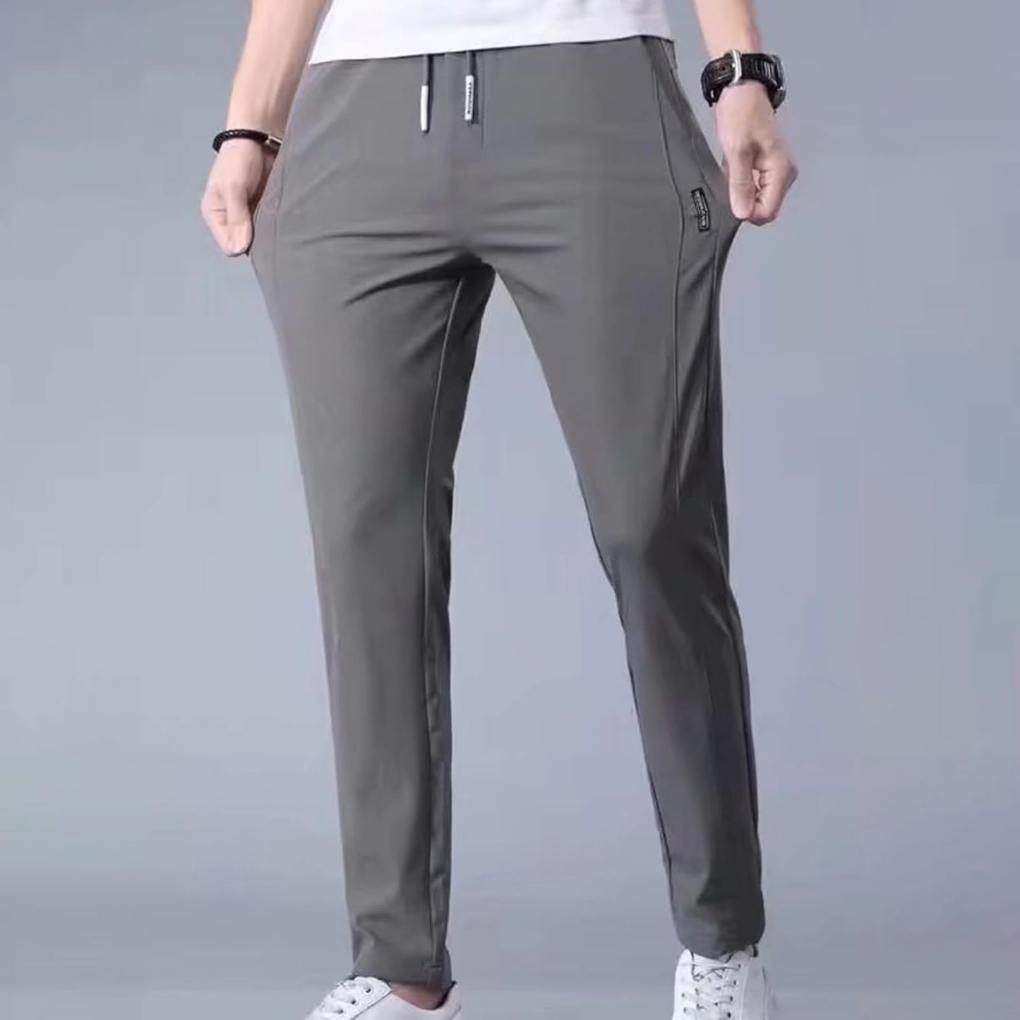 Serrachi Men Trouser Pants Elastic