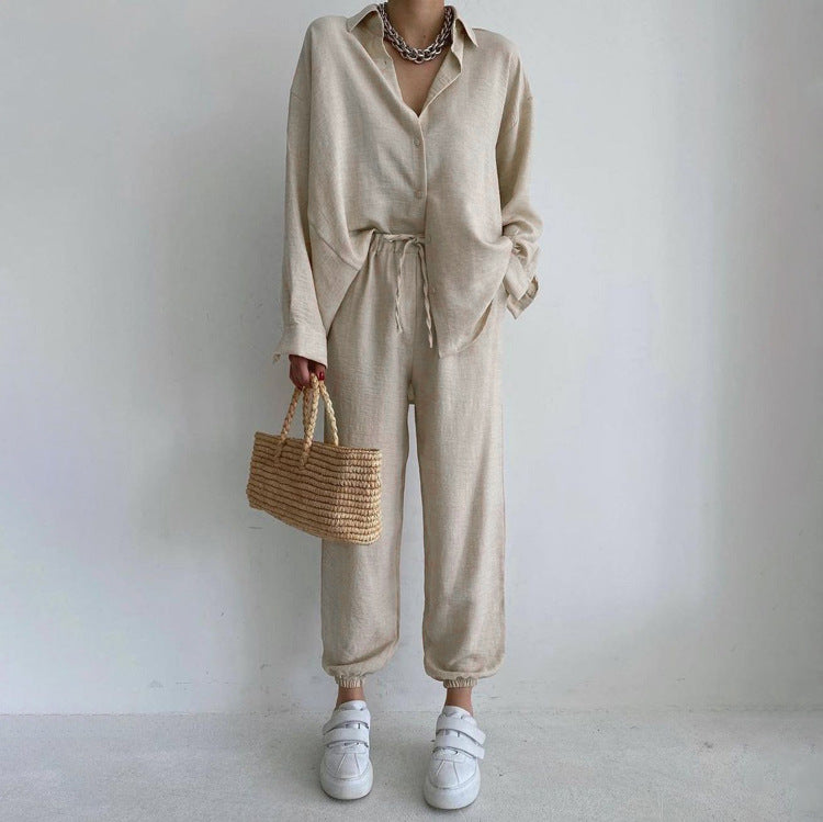 Serrachi linen summer set