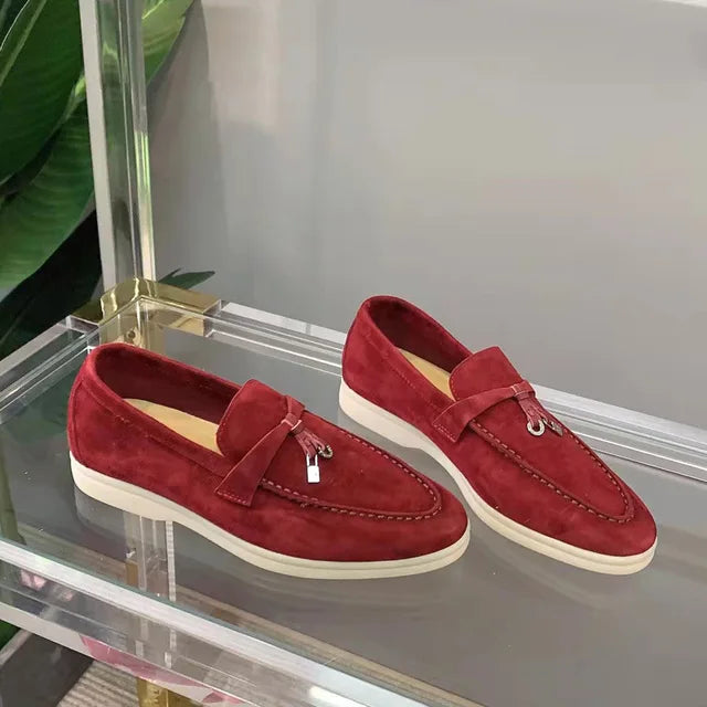 Serrachi Suede Lady Loafers